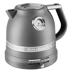 KitchenAid Artisan, temperatūras regulācija, 1.5 L, pelēka - Tējkanna