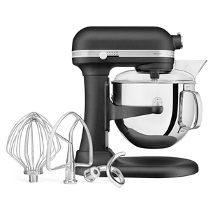 KitchenAid Artisan, 500 W, 6.9 L, melna – Mikseris