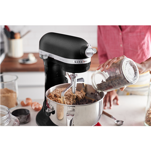 KitchenAid Artisan, 500 W, 6.9 L, melna – Mikseris