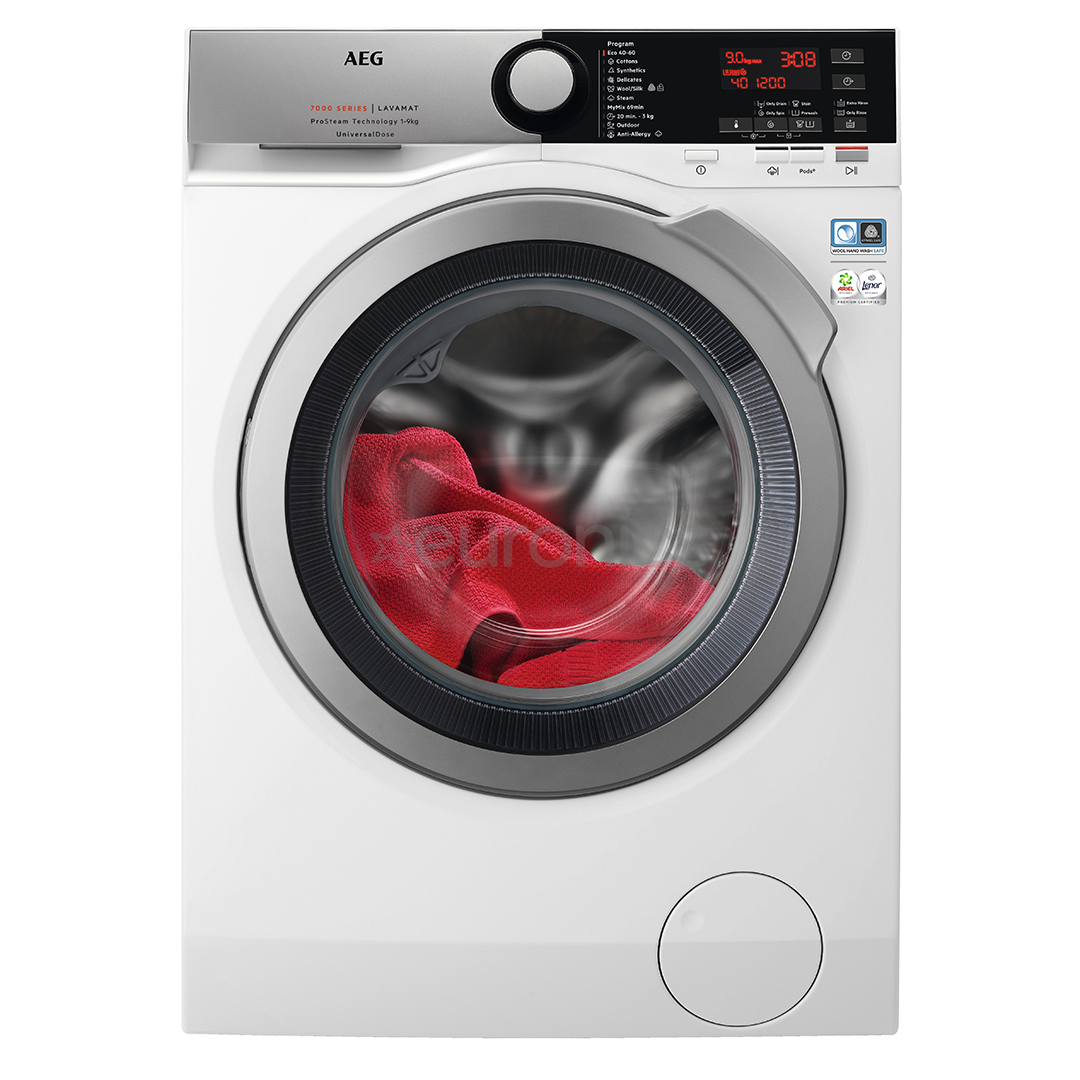 AEG, 9 kg, dziļums 63.1 cm, 1400 apgr/min. - Veļas mazgājamā mašīna ar priekšējo ielādi