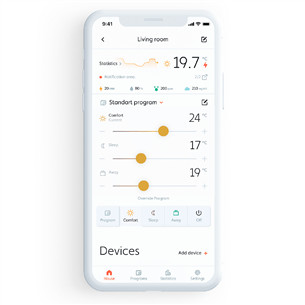 Mill WiFi, 1500 W, balta - Eļļas radiators