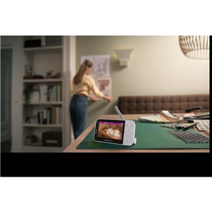 Philips Avent Connected, Full HD, balta - Video aukle
