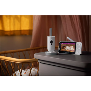 Philips Avent Connected, Full HD, balta - Video aukle