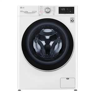 LG V300 Series, 8 kg / 6 kg, depth 56.5 cm, 1400 rpm - Washer-Dryer Combo