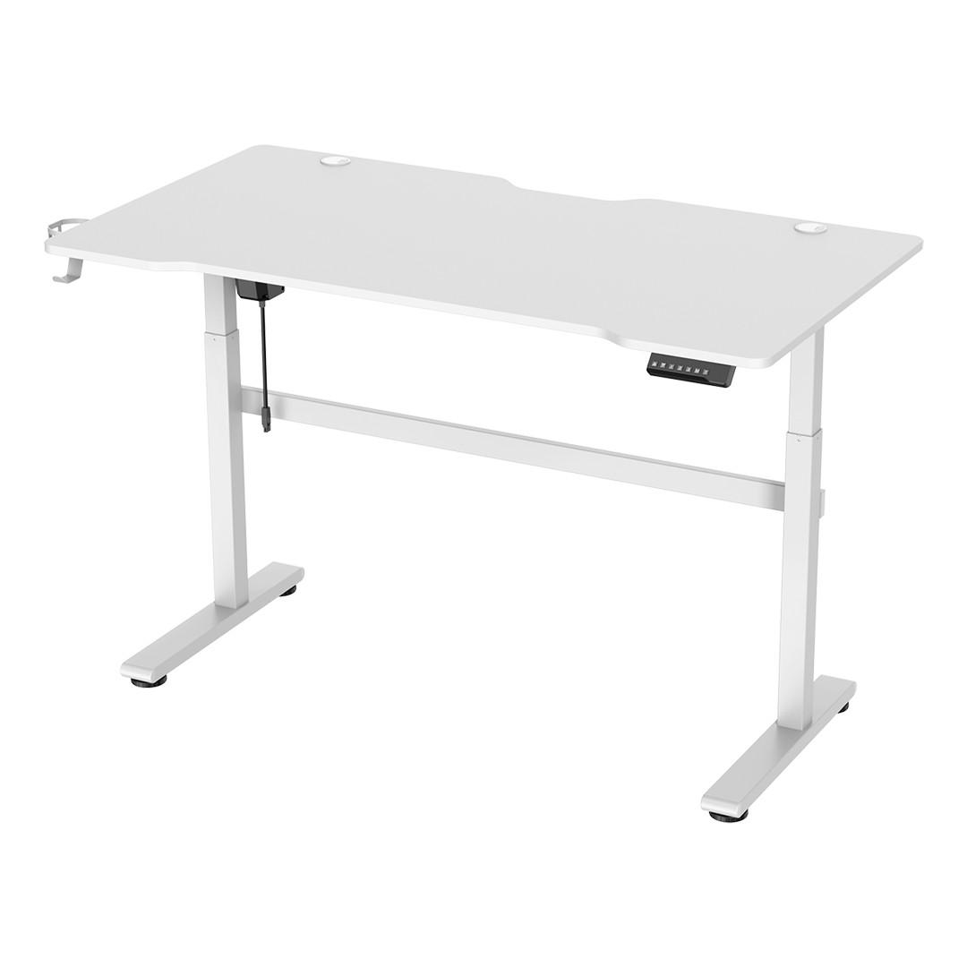 Deltaco Gaming DT410, белый - Стол с электрической регулировкой