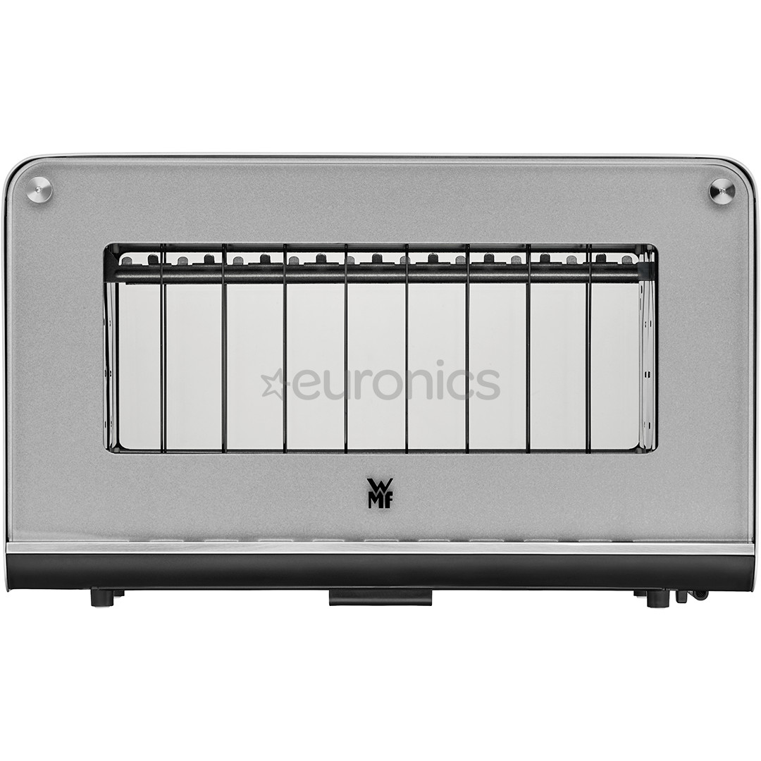WMF Lono, 1300 W, silver/clear - Glass toaster
