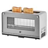 WMF Lono, 1300 W, silver/clear - Glass toaster