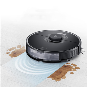 Roborock S7 Wet&Dry, vacuuming and mopping, black - Robot vacuum cleaner