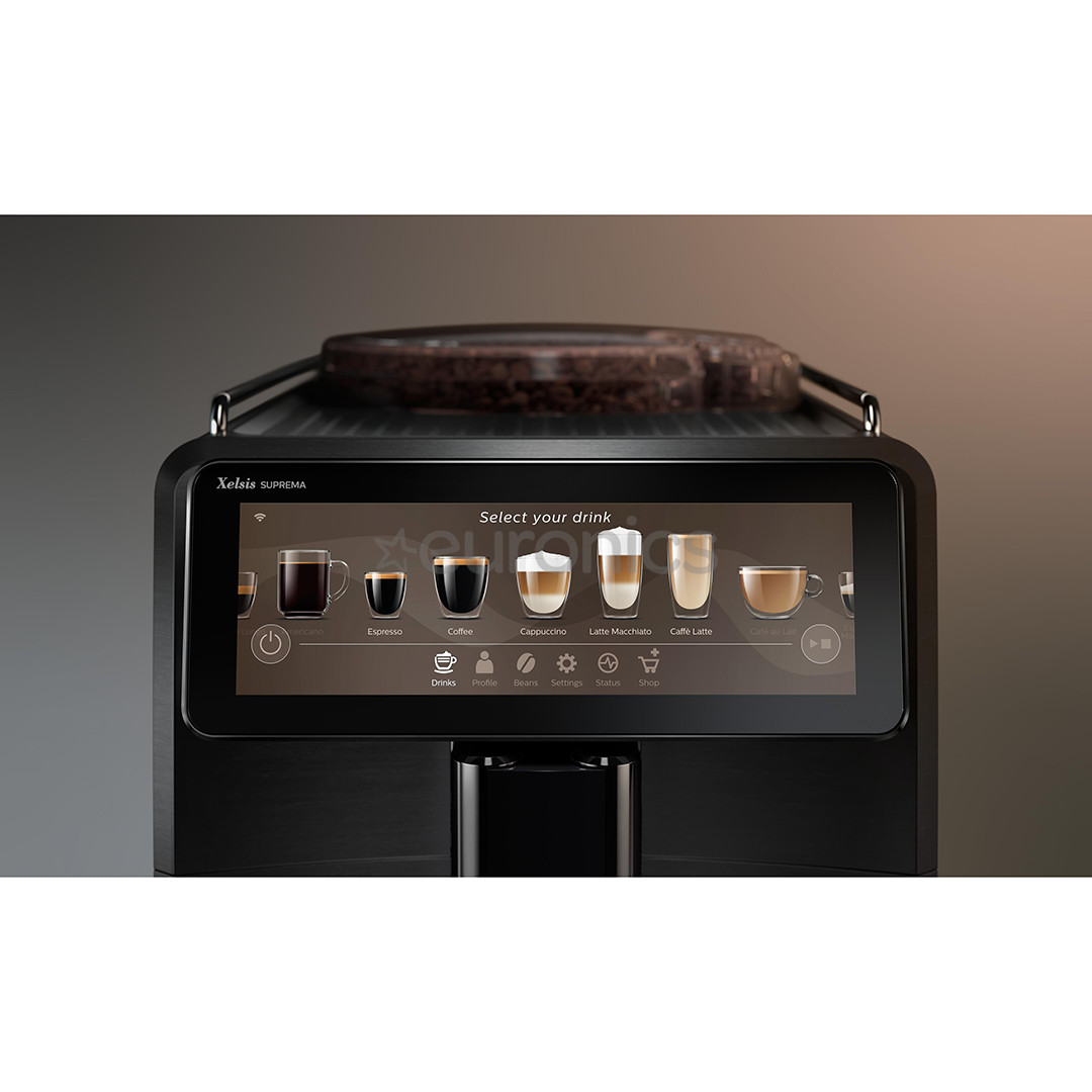 Saeco Xelsis Suprema, nerūsējošā tērauda – Kafijas automāts