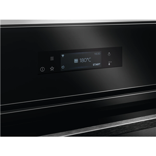 AEG SteamPro 9000, 255 preset programs, 70 L, black - Built-in steam oven