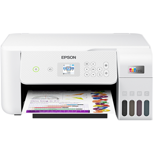 Epson EcoTank L3266, WiFi, белый - Многофункциональный цветной струйный принтер