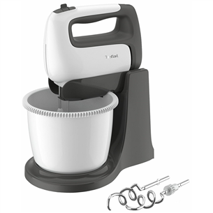 Tefal Prep'Mix+, 500 Вт, белый - Миксер с вращающейся чашей