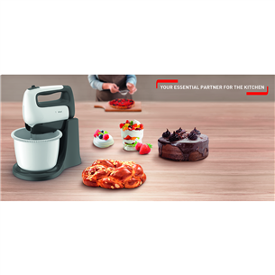 Tefal Prep'Mix+, 500 Вт, белый - Миксер с вращающейся чашей