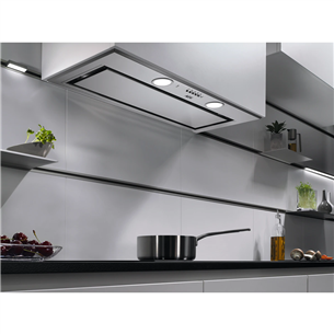 AEG 6000 Hob2Hood, 430 m³/h, width 77 cm, inox - Built-in Cooker Hood