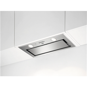 AEG 6000 Hob2Hood, 700 m³/h, platums 54 cm, nerūsējošā tērauda - Iebūvējams tvaika nosūcējs