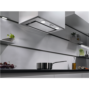 AEG 6000 Hob2Hood, 700 m³/h, platums 54 cm, nerūsējošā tērauda - Iebūvējams tvaika nosūcējs