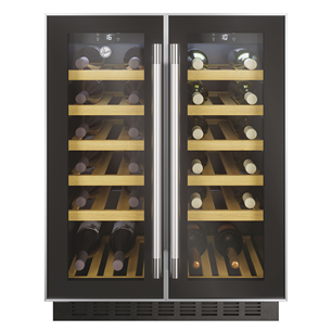 Hoover, 38 bottles, height 82 cm, black - Wine Cooler