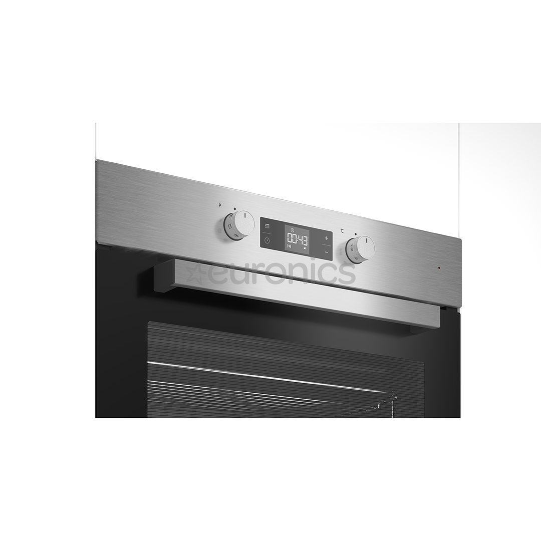 Beko, 48 L, melna/nerūsējošā tērauda - Iebūvējama elektriskā cepeškrāsns