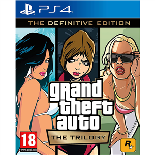 Spēle priekš PlayStation 4, Grand Theft Auto: The Trilogy - Definitive Edition 5026555430807
