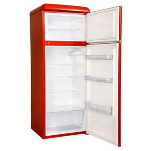 Snaige, 209 L, sarkana - Ledusskapis