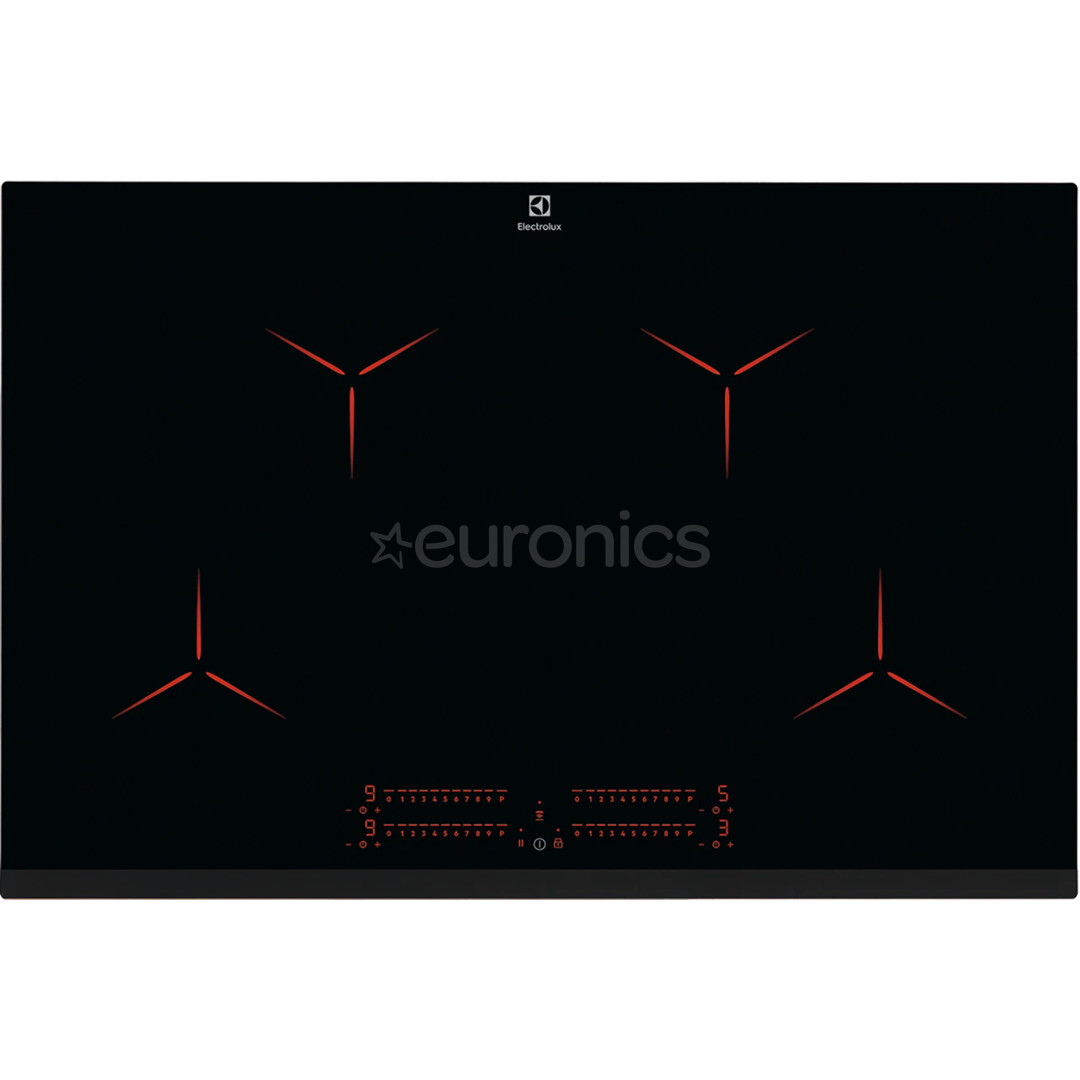 Electrolux 300 Pure, width 78 cm, frameless, black - Built-in Induction Hob