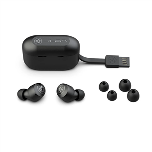 JLab GO Air Pop, black - True-wireless Earbuds