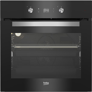 Beko, 71 L, black/inox - Built in oven