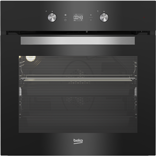 Beko, 71 L, black/inox - Built in oven