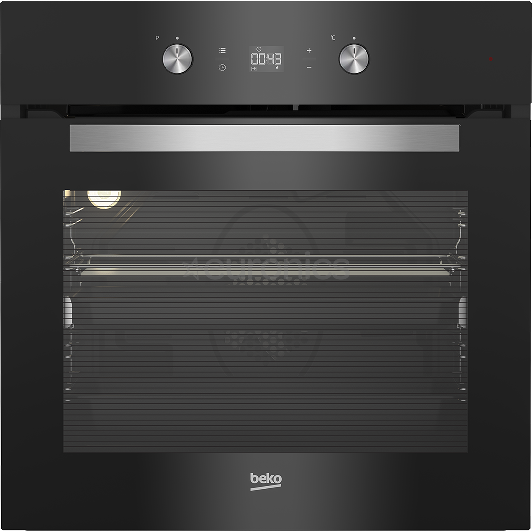 Beko, 71 L, melna/nerūsējošā tērauda - Iebūvējama elektriskā cepeškrāsns