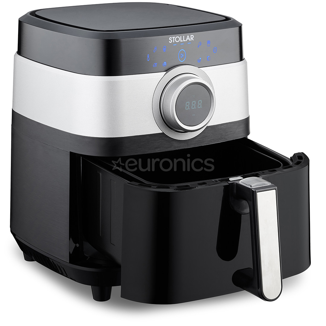 Stollar Smart Air Fry, 1800 Вт, черный/серебристый - Аэрогриль