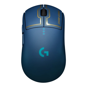 Logitech G Pro League of Legends Edition, optiskā, zila - Bezvadu datorpele