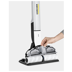 Kärcher EWM2 Premium, white/grey - Cordless hard floor cleaner