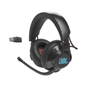 JBL Quantum 610, melna - Bezvadu austiņas ar mikrofonu JBLQUANTUM610BLK