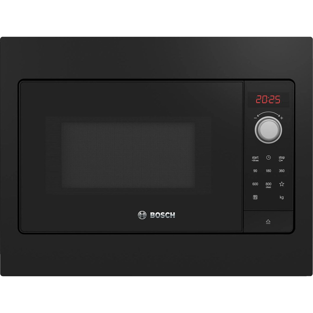 Bosch Serie 2, 20 L, melna – Iebūvējama mikroviļņu krāsns