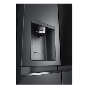 LG, InstaView, ūdens & ledus dozators, 635 L, augstums 179 cm, melna - SBS Ledusskapis