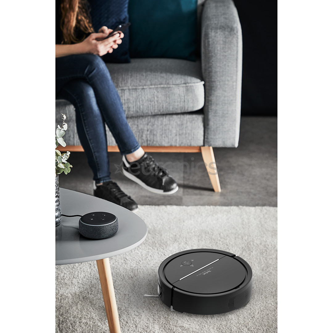 Tefal X-plorer S120 Animal & Allergy, sausā un mitrā uzkopšana, melna - Robots putekļu sūcējs