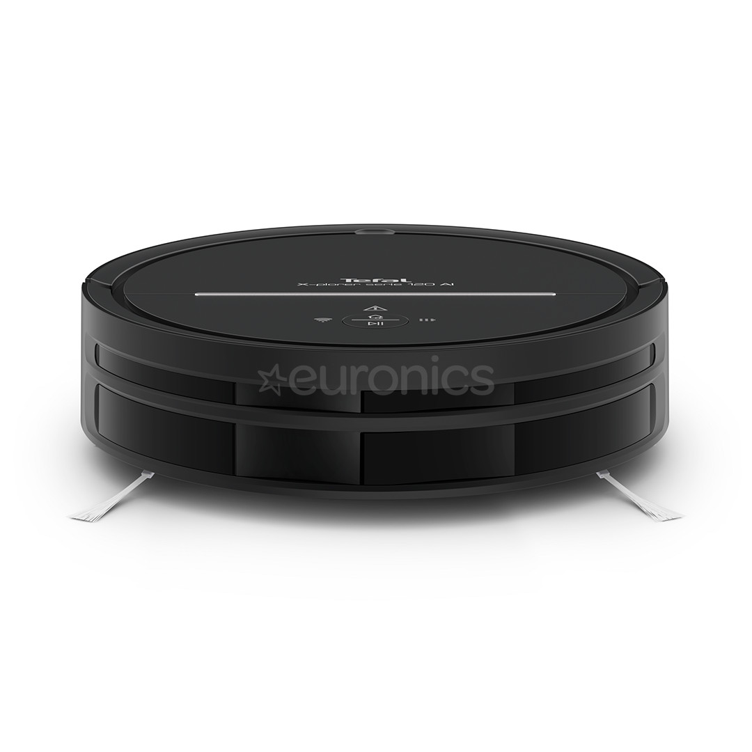 Tefal X-plorer S120 Animal & Allergy, sausā un mitrā uzkopšana, melna - Robots putekļu sūcējs