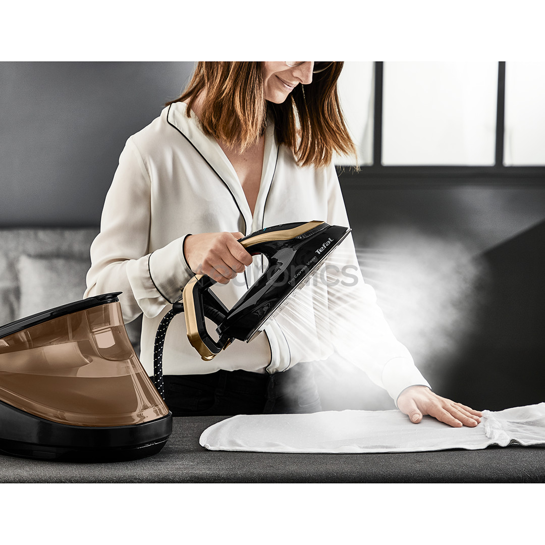 Tefal Pro Express Vision, 3000 Вт, черный/золотистый - Гладильная система