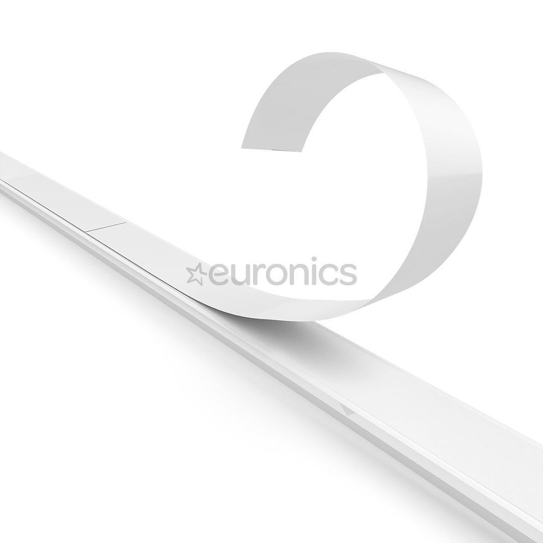 Philips Hue White and Color Ambiance Gradient Lightstrip Extension, 1 m, white - Smart Lightstrip Extension