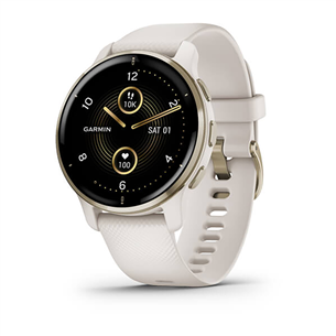 Garmin Venu 2 Plus, 43 mm, white cream - Sport smartwatch