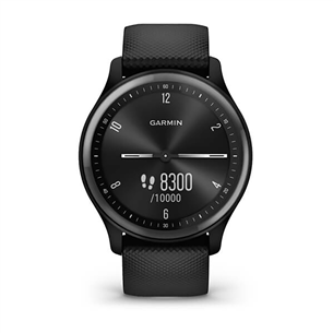 Garmin Vivomove Sport, melna - Viedpulkstenis