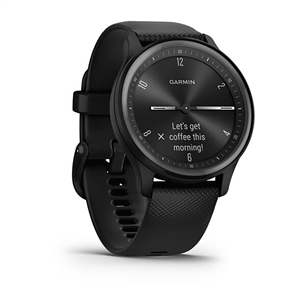 Garmin Vivomove Sport, melna - Viedpulkstenis