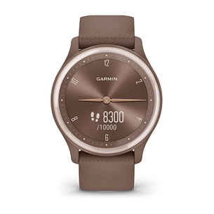 Garmin vivomove Sport, black walnut - Hybrid smartwatch