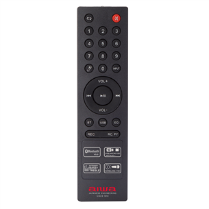 Aiwa KBTUS-400, melna - Portatīvā mūzikas sistēma
