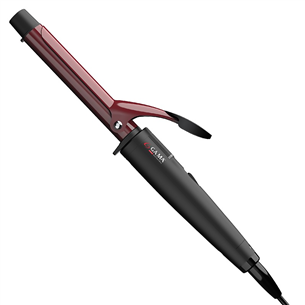 GA.MA TOURMALINE 33, diameter 33 mm, 220 °C, black/red - Curling iron