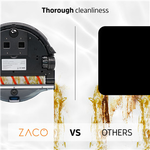 Zaco W450, mopping, grey/blue - Robot for mopping