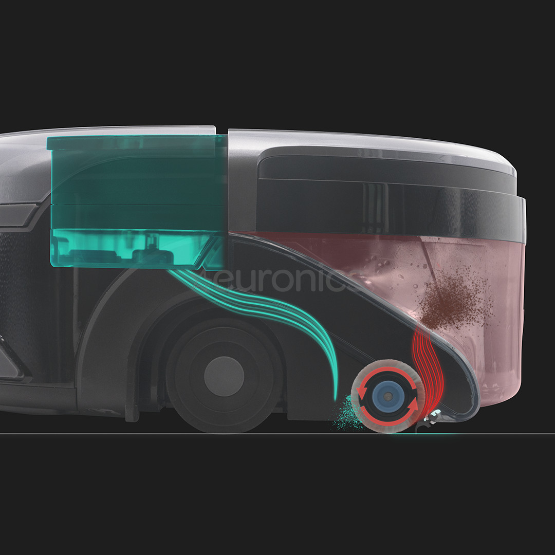 Zaco W450, mopping, grey/blue - Robot for mopping