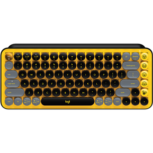 Logitech POP Keys Wireless Mechanical Emoji, mehāniskā, RUS - Bezvadu klaviatūra