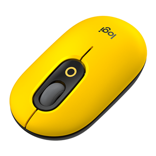 Logitech POP Mouse, Blast, optiskā, dzeltena - Bezvadu datorpele