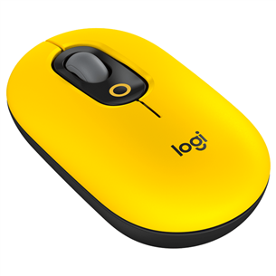 Logitech POP Mouse, Blast, optiskā, dzeltena - Bezvadu datorpele